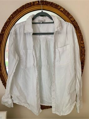 Joie White Lightweight Shirt